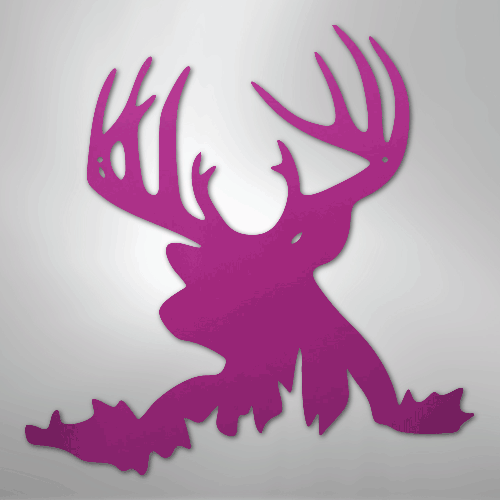 Deer Head - Steel Sign