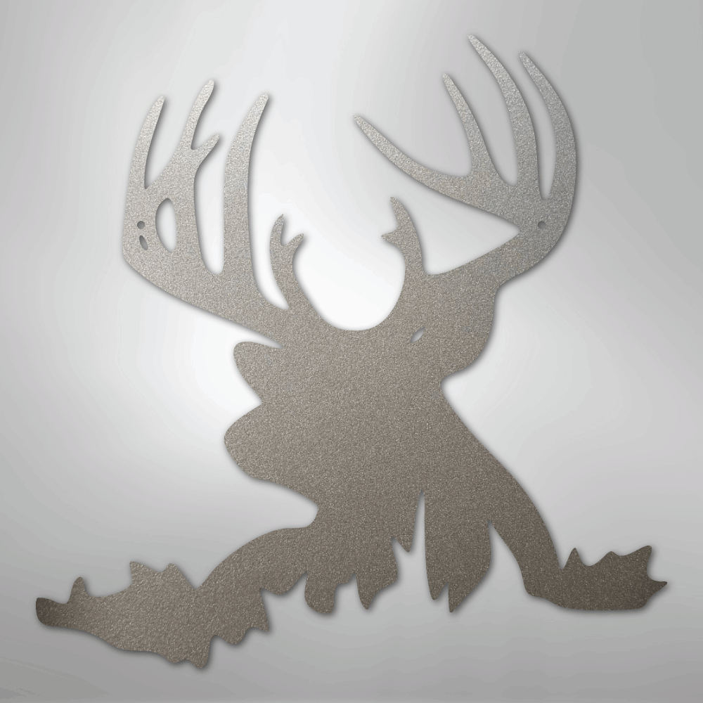 Deer Head - Steel Sign
