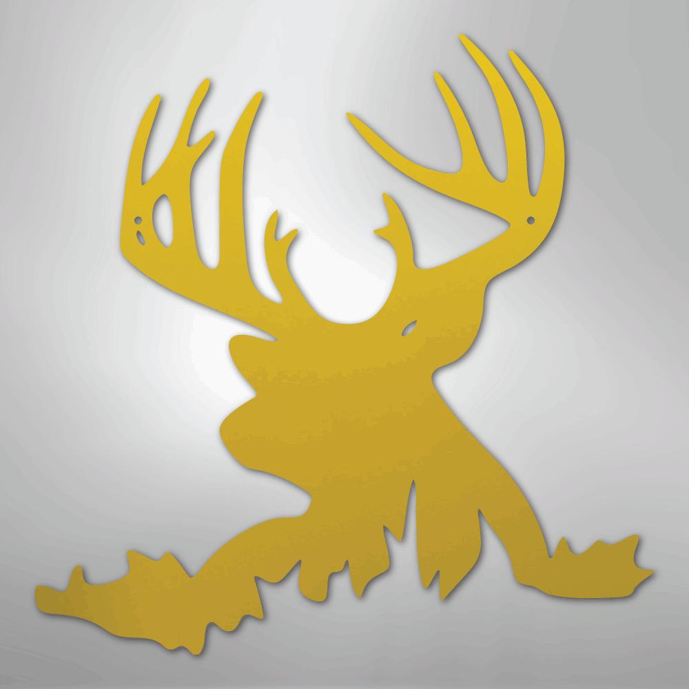 Deer Head - Steel Sign