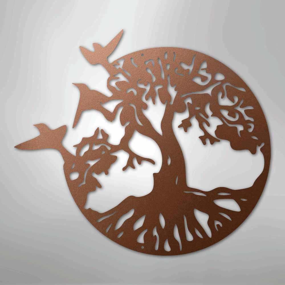Take Flight Tree - Steel Sign