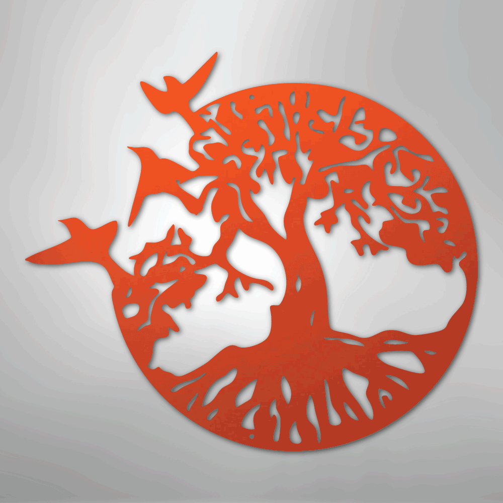 Take Flight Tree - Steel Sign