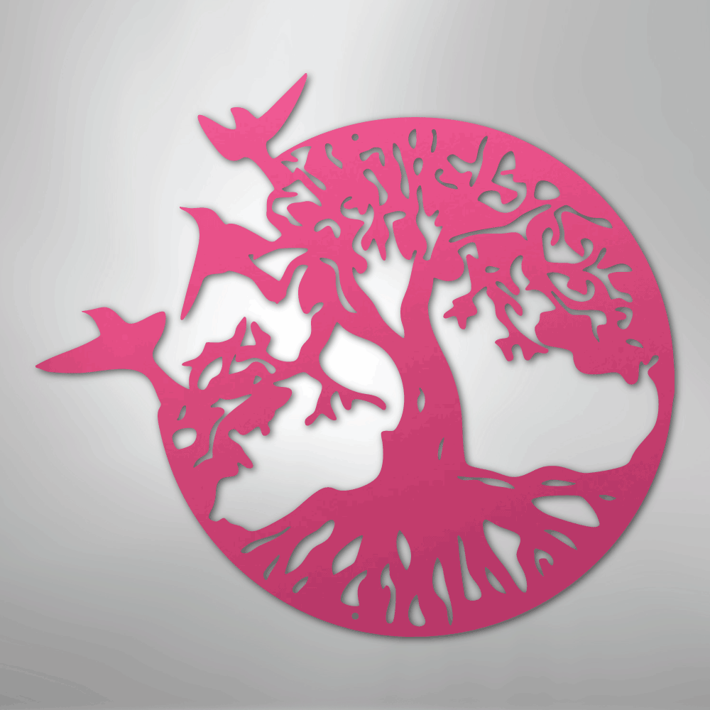 Take Flight Tree - Steel Sign