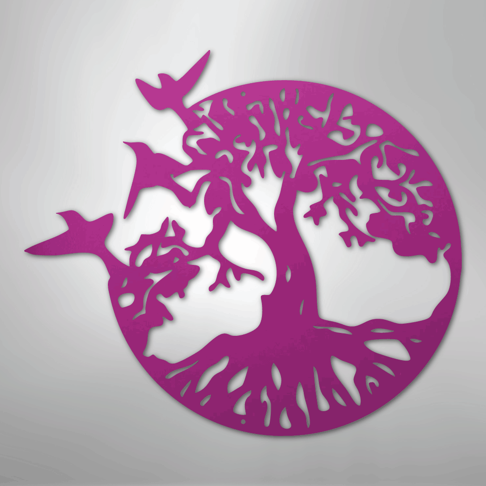 Take Flight Tree - Steel Sign