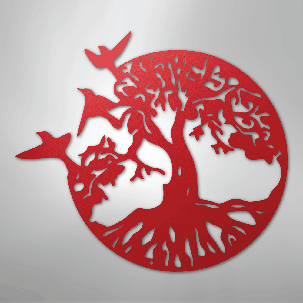 Take Flight Tree - Steel Sign