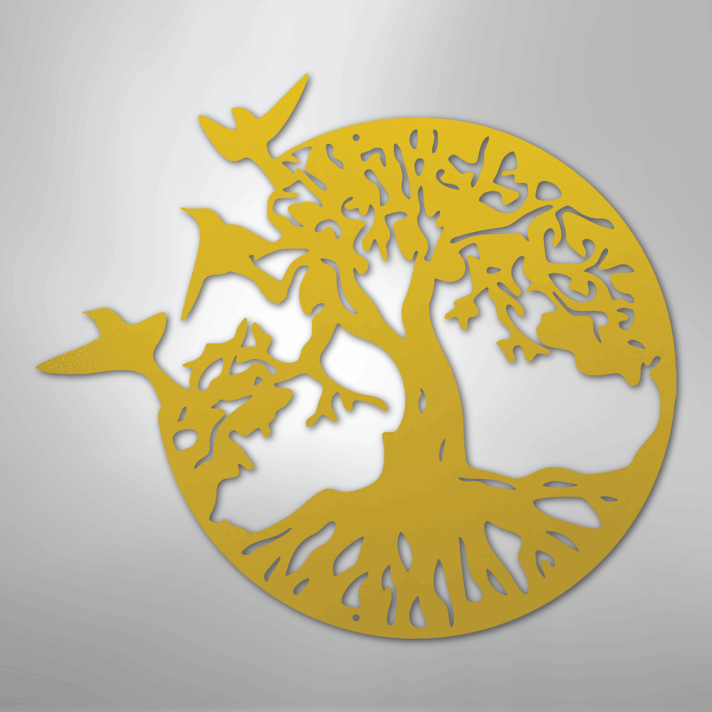 Take Flight Tree - Steel Sign