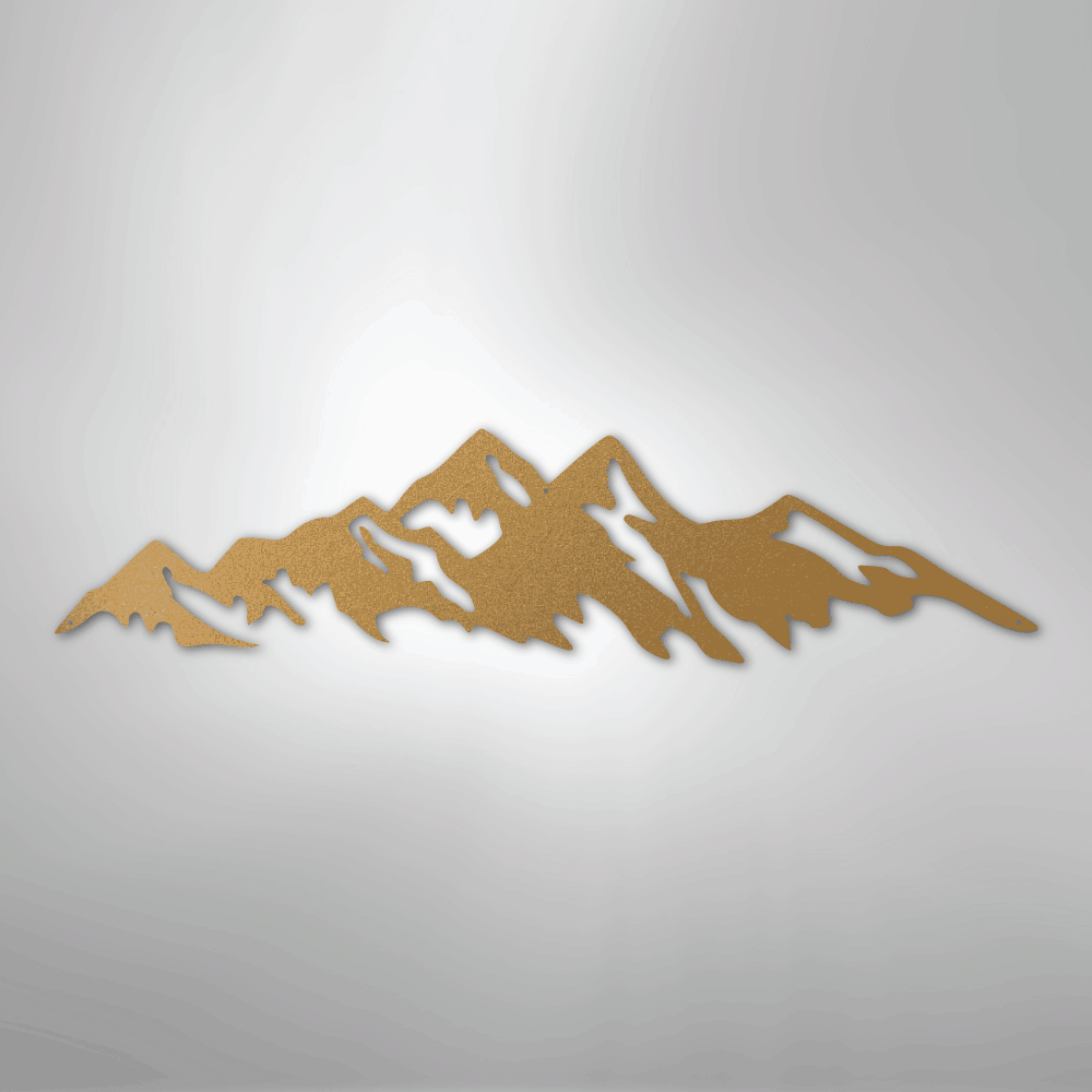 Mountain Ridge - Steel Sign