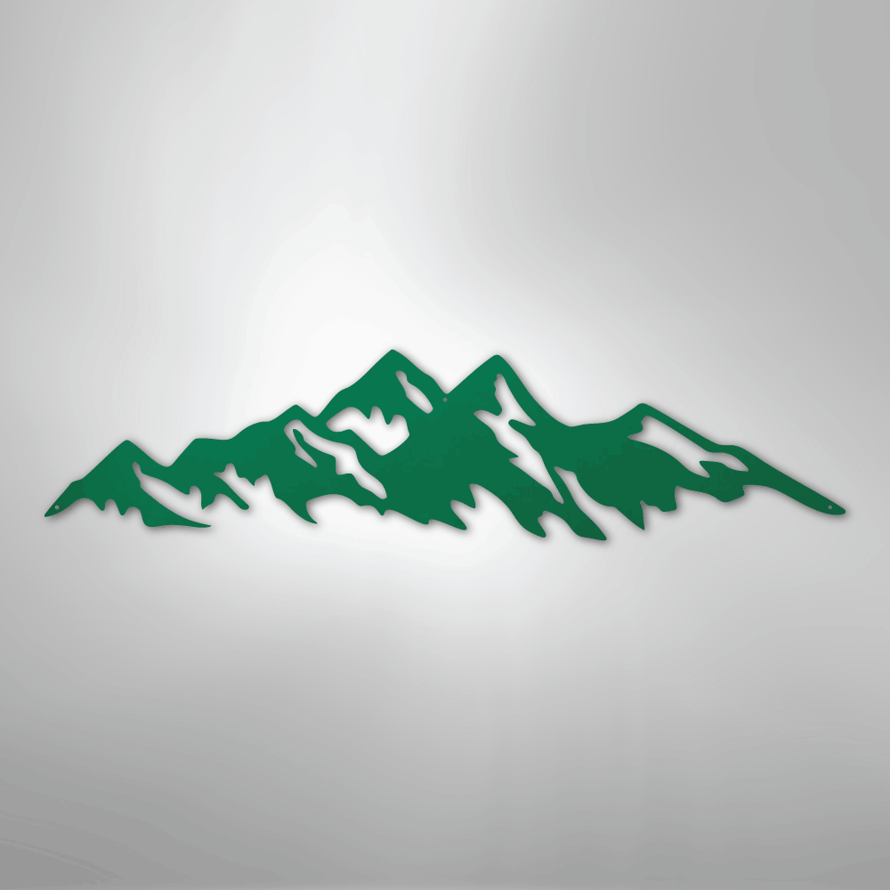 Mountain Ridge - Steel Sign