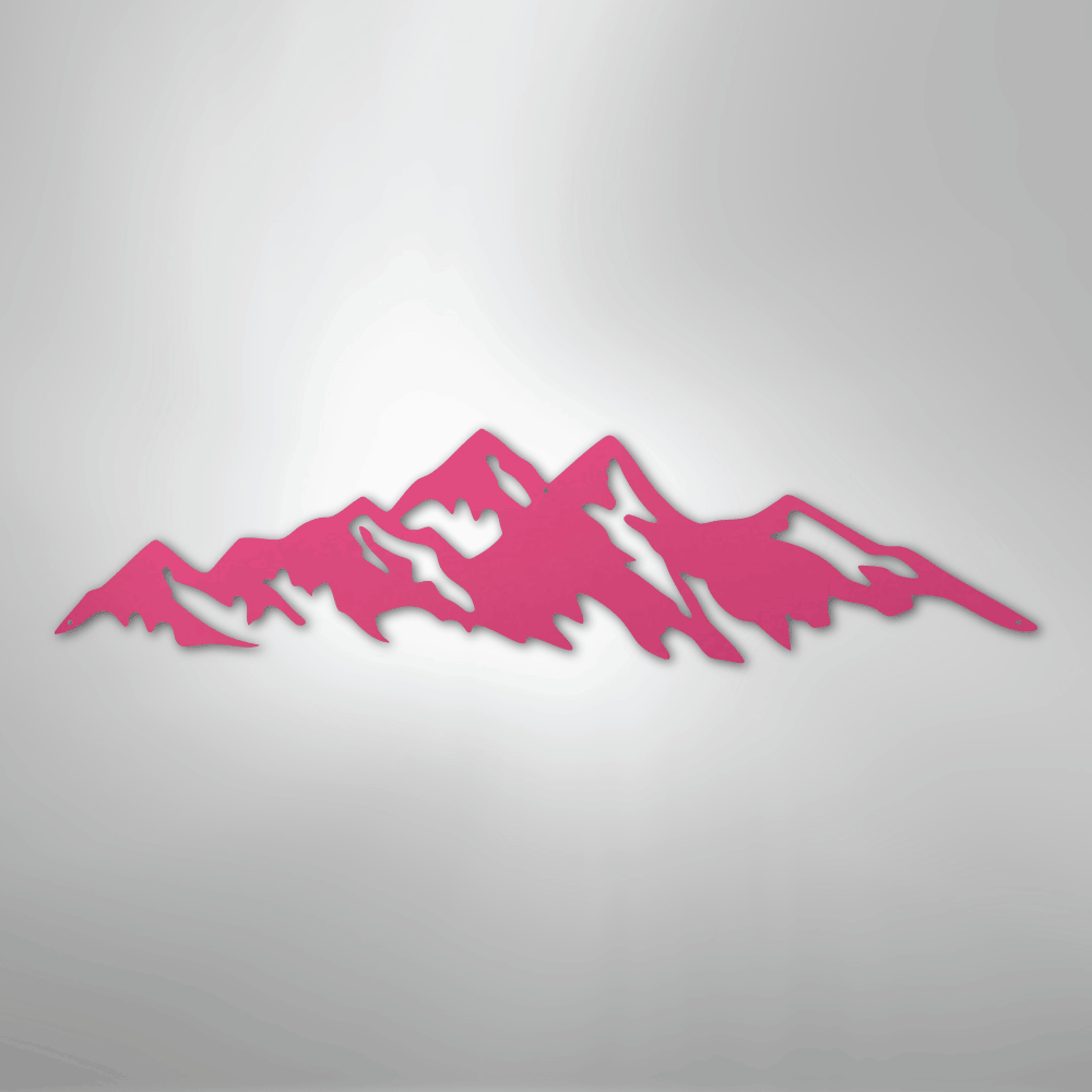 Mountain Ridge - Steel Sign