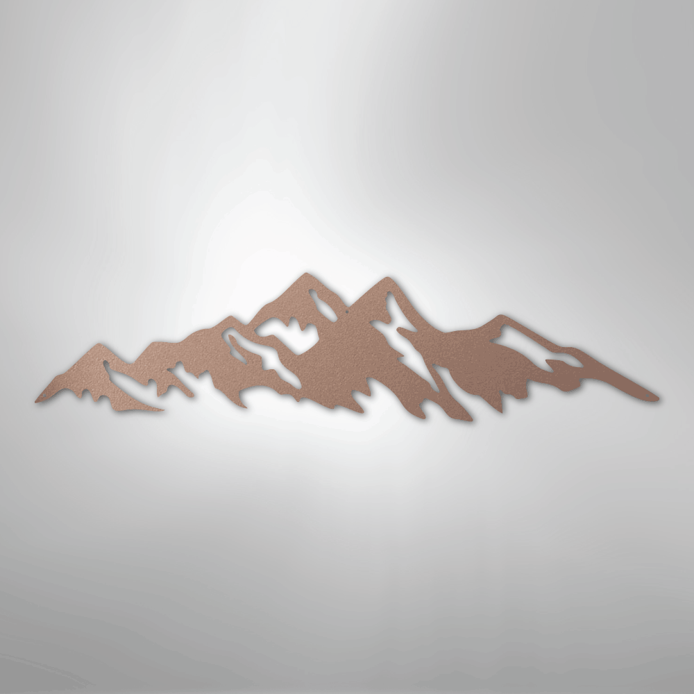 Mountain Ridge - Steel Sign