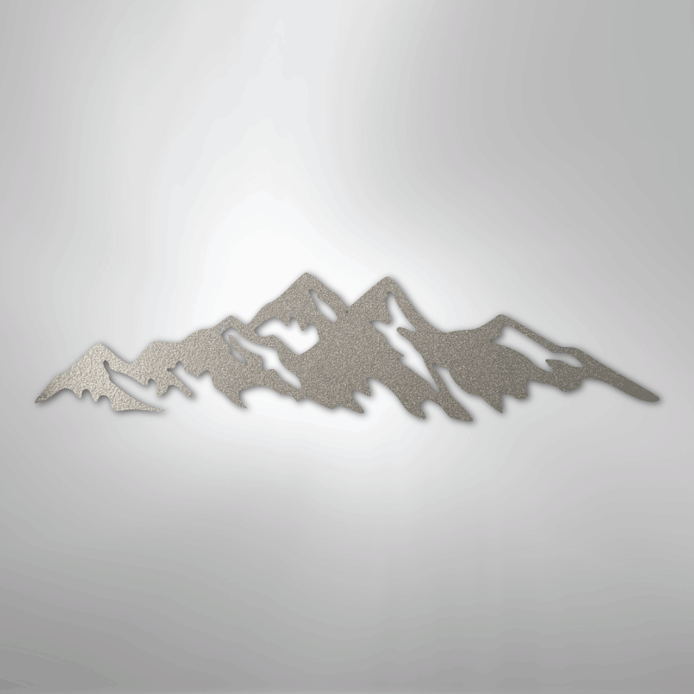 Mountain Ridge - Steel Sign