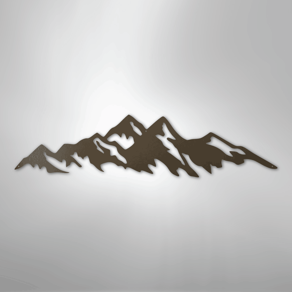 Mountain Ridge - Steel Sign