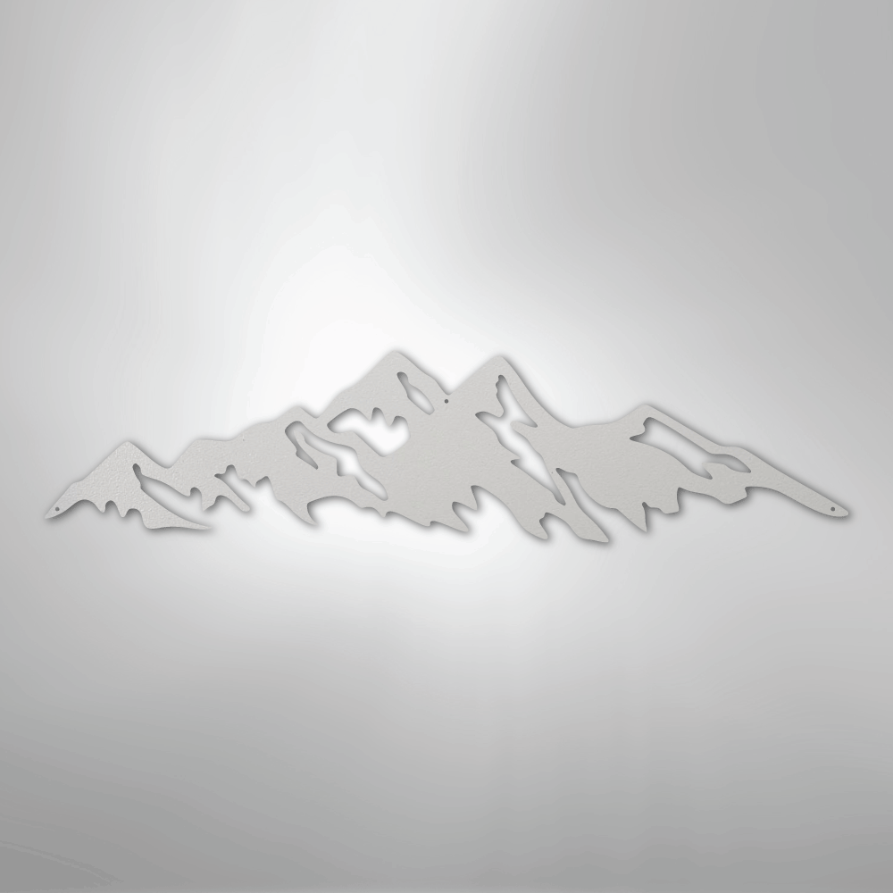 Mountain Ridge - Steel Sign
