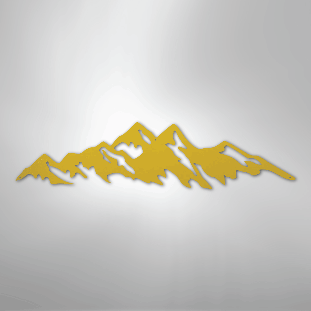 Mountain Ridge - Steel Sign
