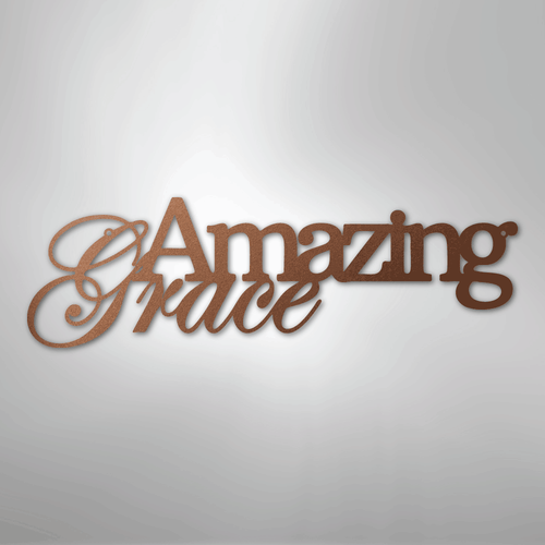 Amazing Grace - Steel Sign