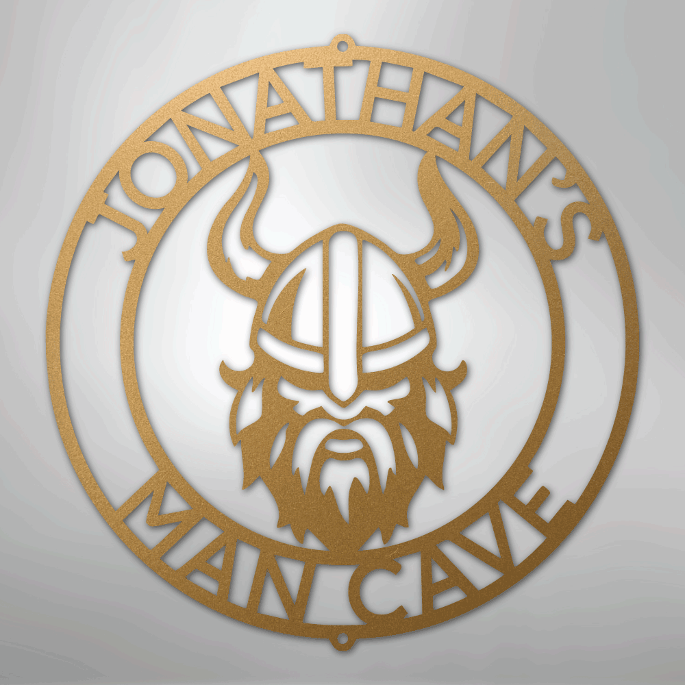 Viking Ring Monogram - Steel Sign