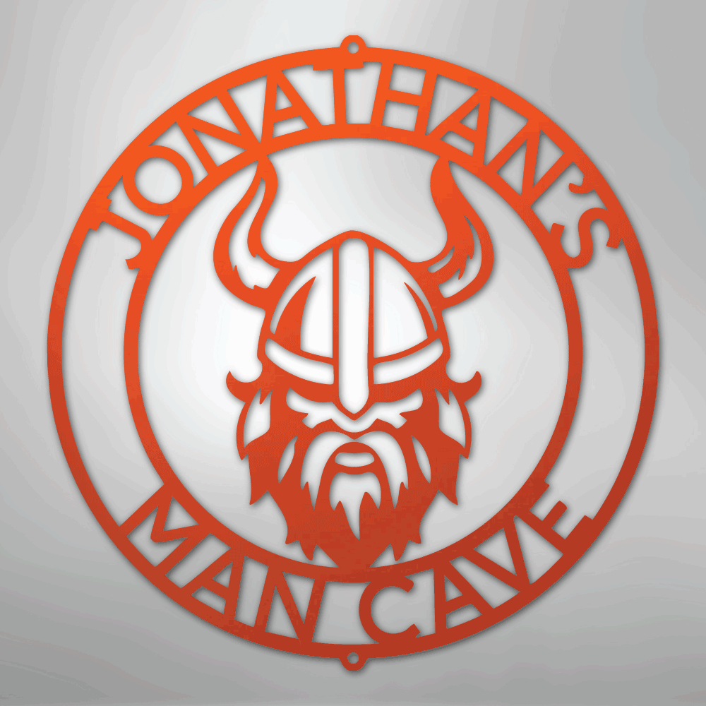 Viking Ring Monogram - Steel Sign