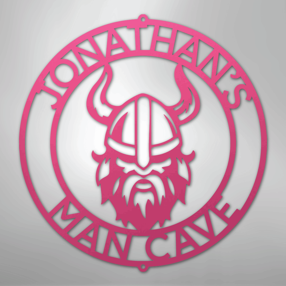 Viking Ring Monogram - Steel Sign
