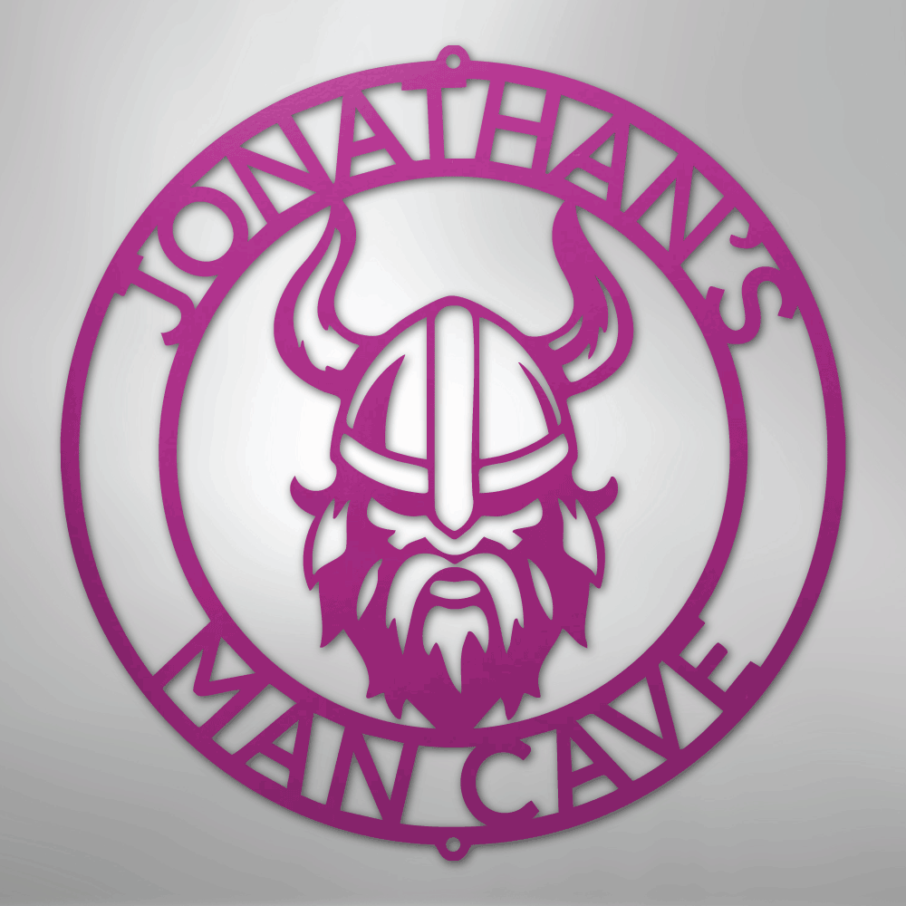 Viking Ring Monogram - Steel Sign