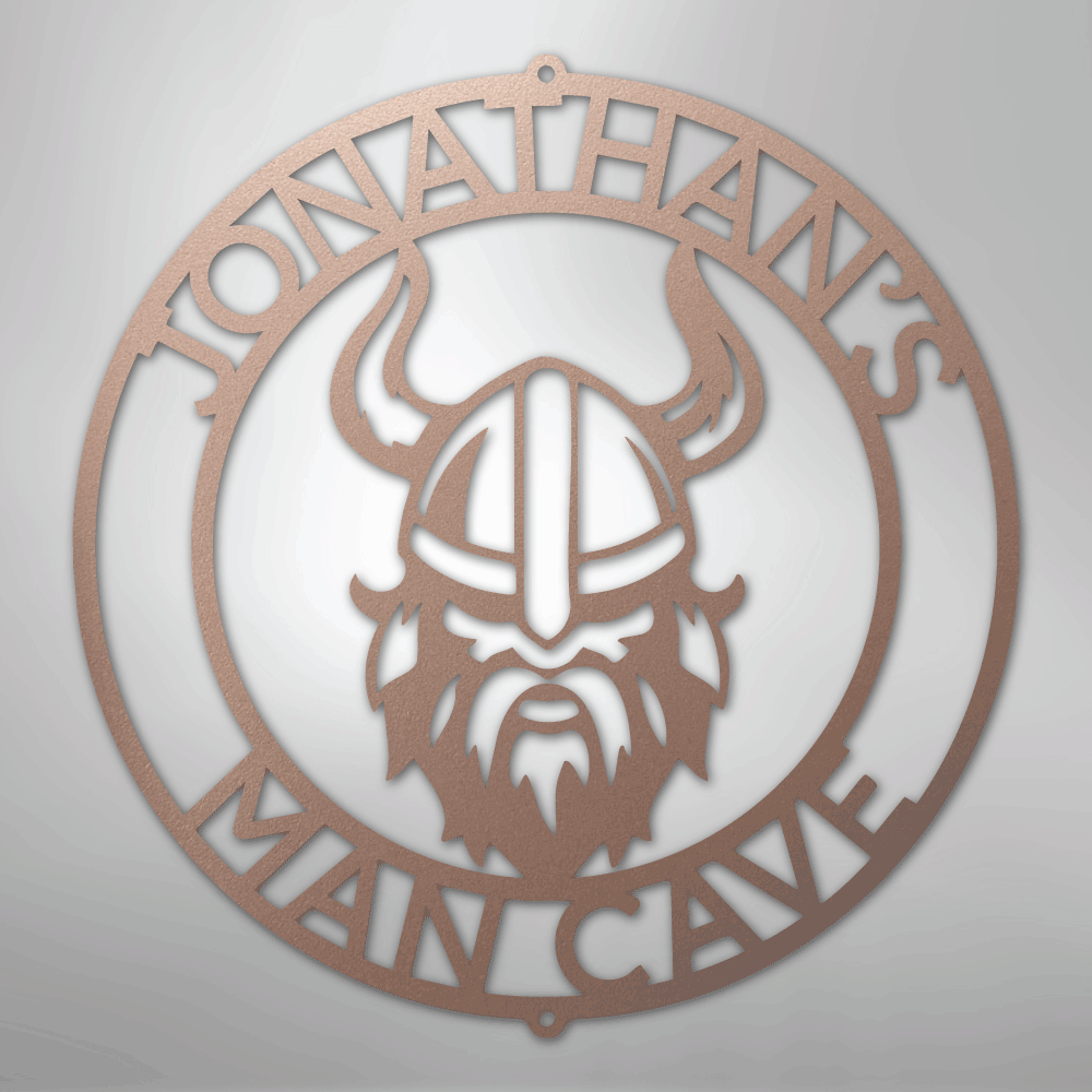 Viking Ring Monogram - Steel Sign