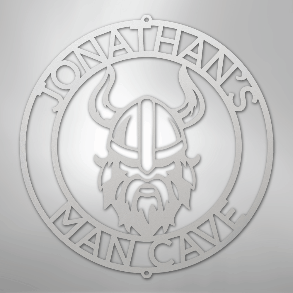 Viking Ring Monogram - Steel Sign