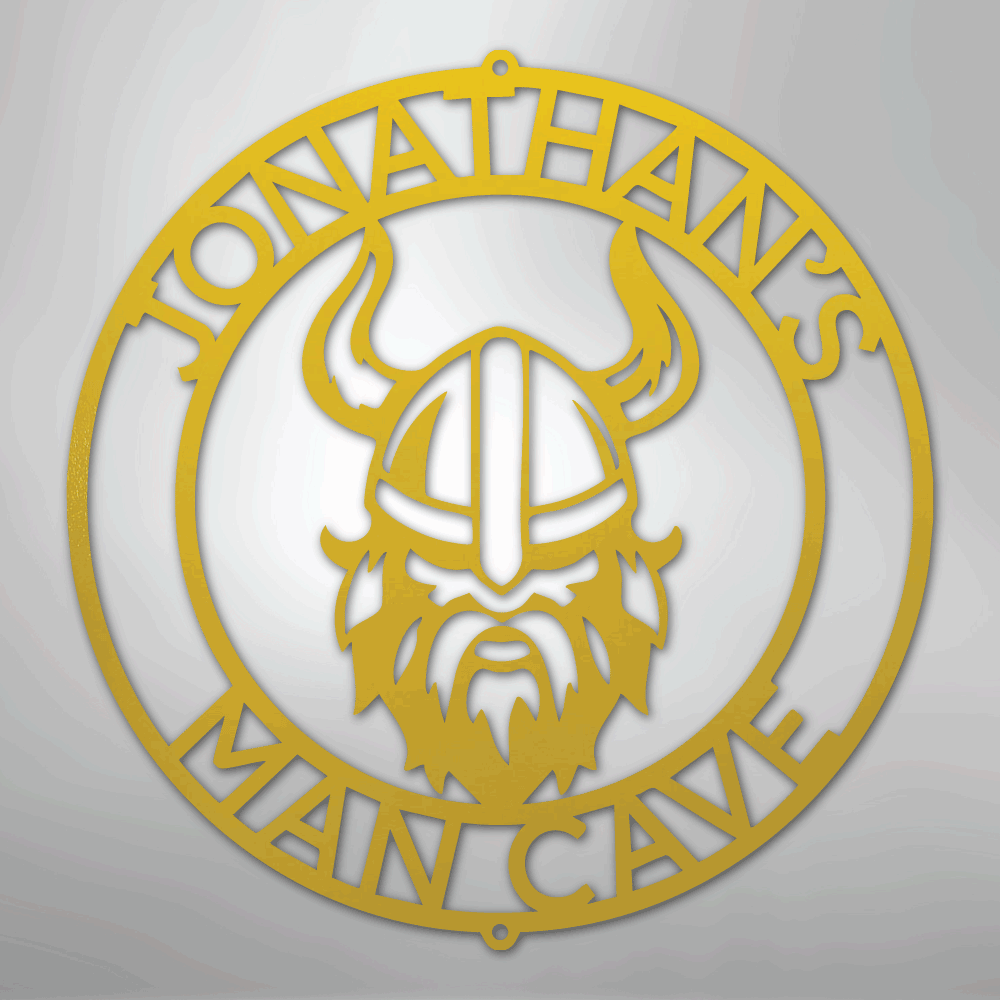 Viking Ring Monogram - Steel Sign