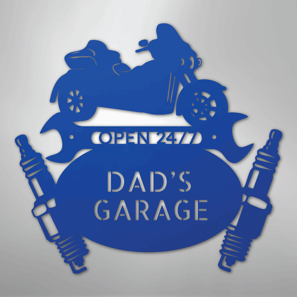 Trike Mechanic Monogram - Steel Sign