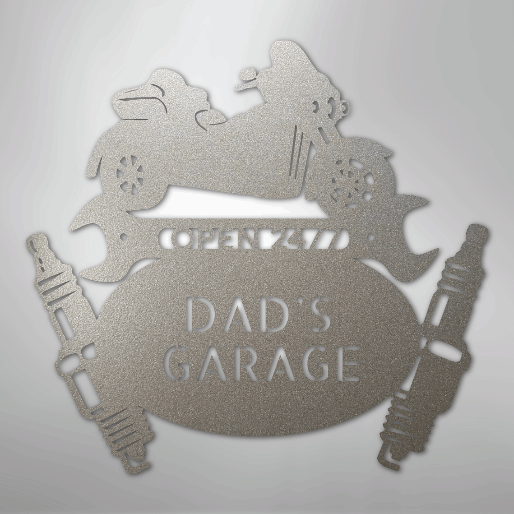 Trike Mechanic Monogram - Steel Sign