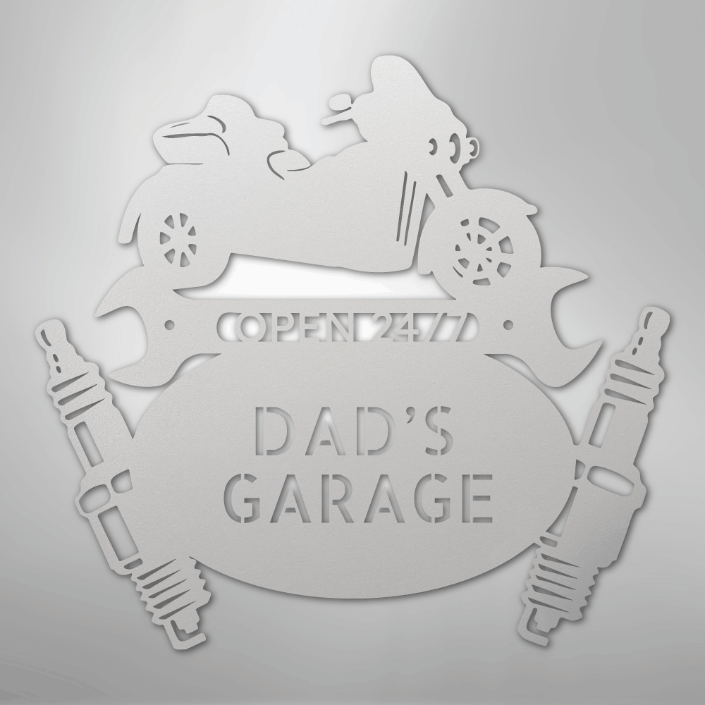 Trike Mechanic Monogram - Steel Sign