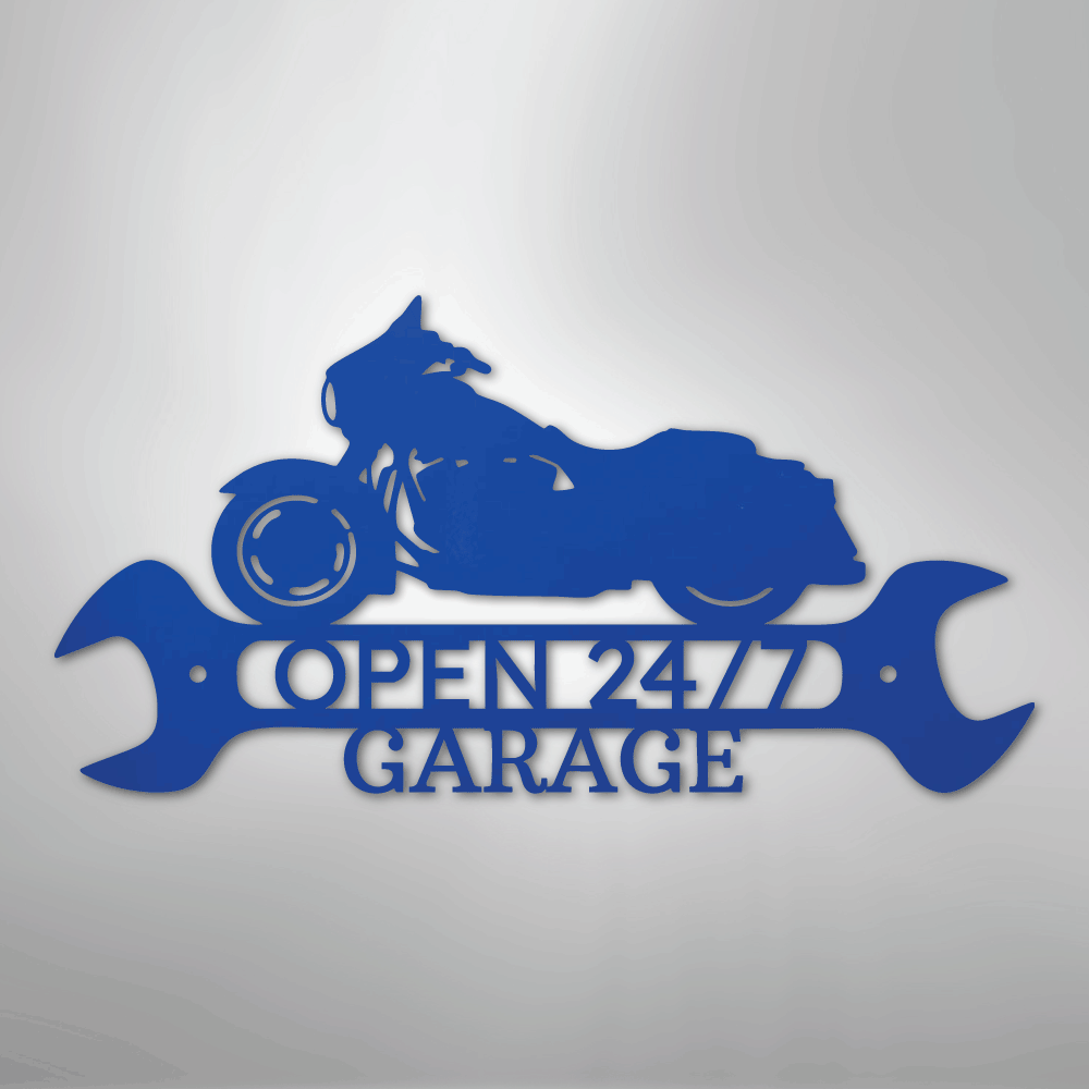 Street Glide Shop Monogram - Steel Sign