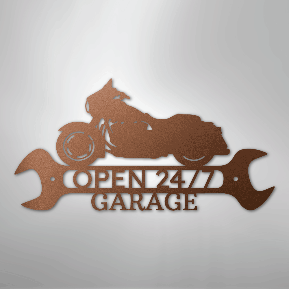 Street Glide Shop Monogram - Steel Sign