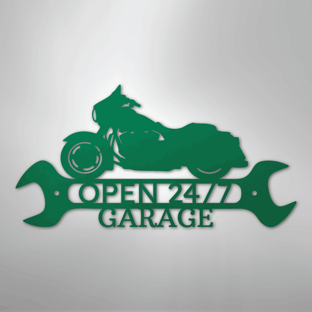 Street Glide Shop Monogram - Steel Sign