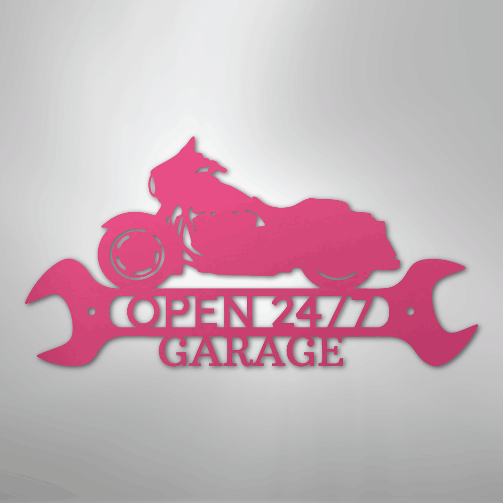 Street Glide Shop Monogram - Steel Sign