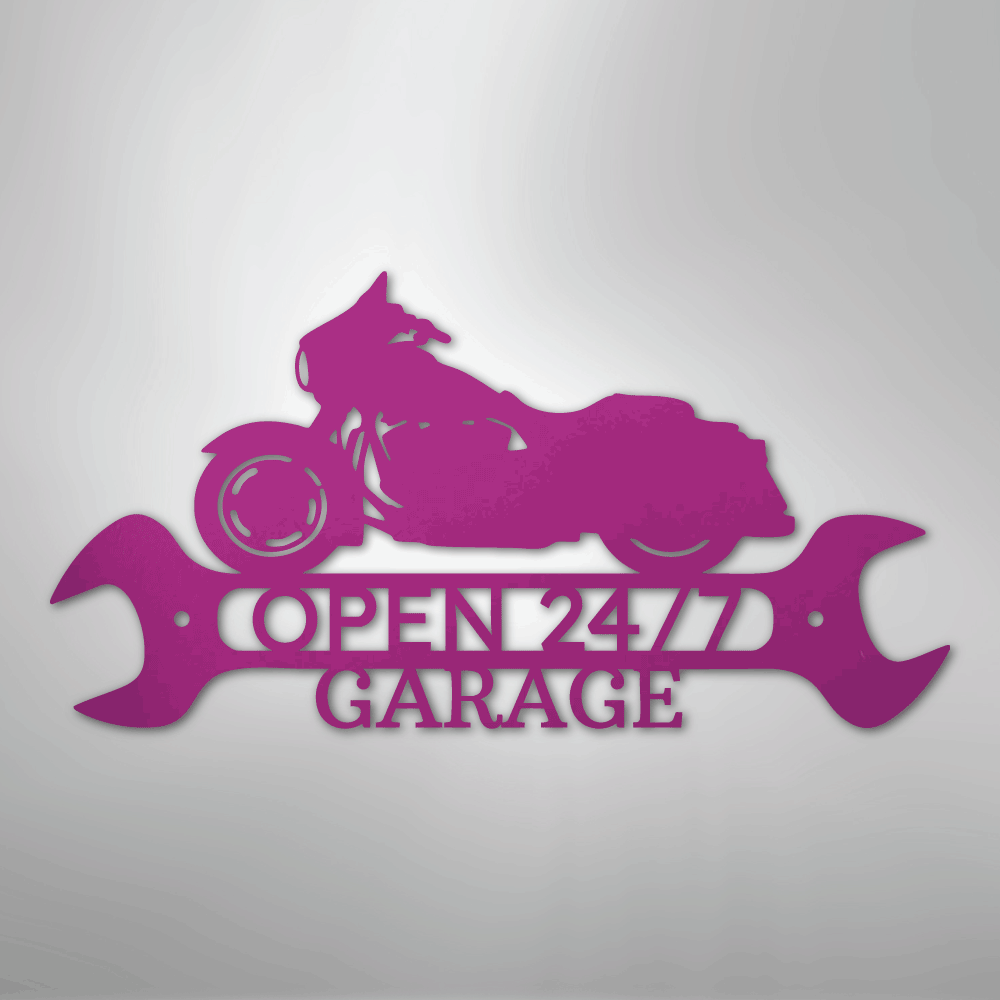 Street Glide Shop Monogram - Steel Sign