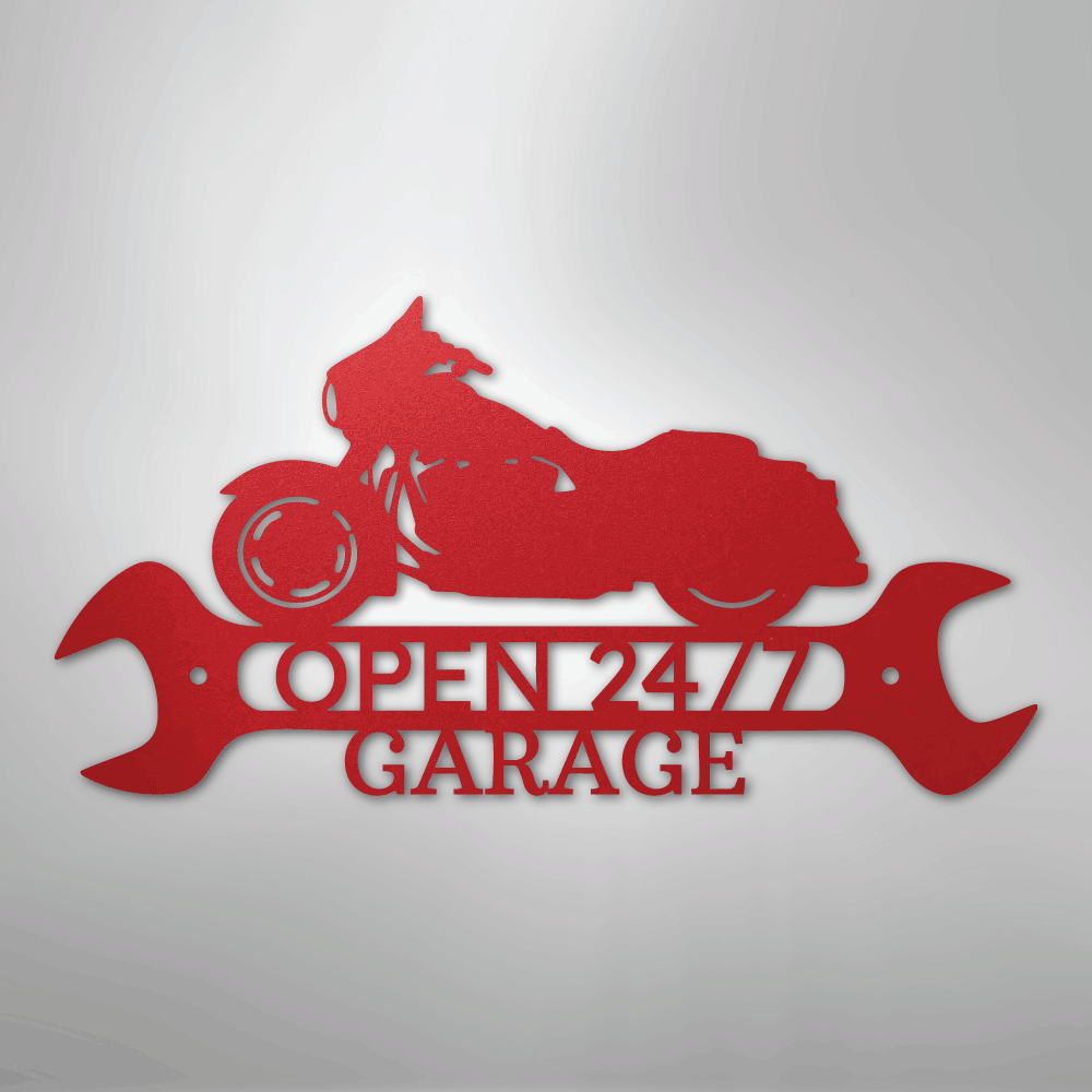 Street Glide Shop Monogram - Steel Sign