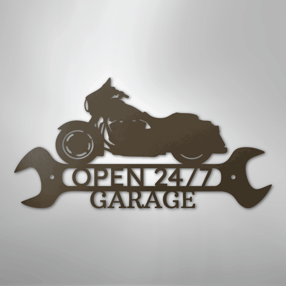 Street Glide Shop Monogram - Steel Sign