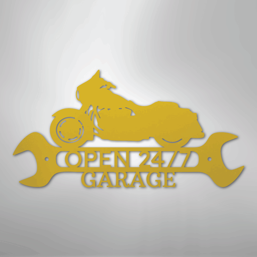 Street Glide Shop Monogram - Steel Sign