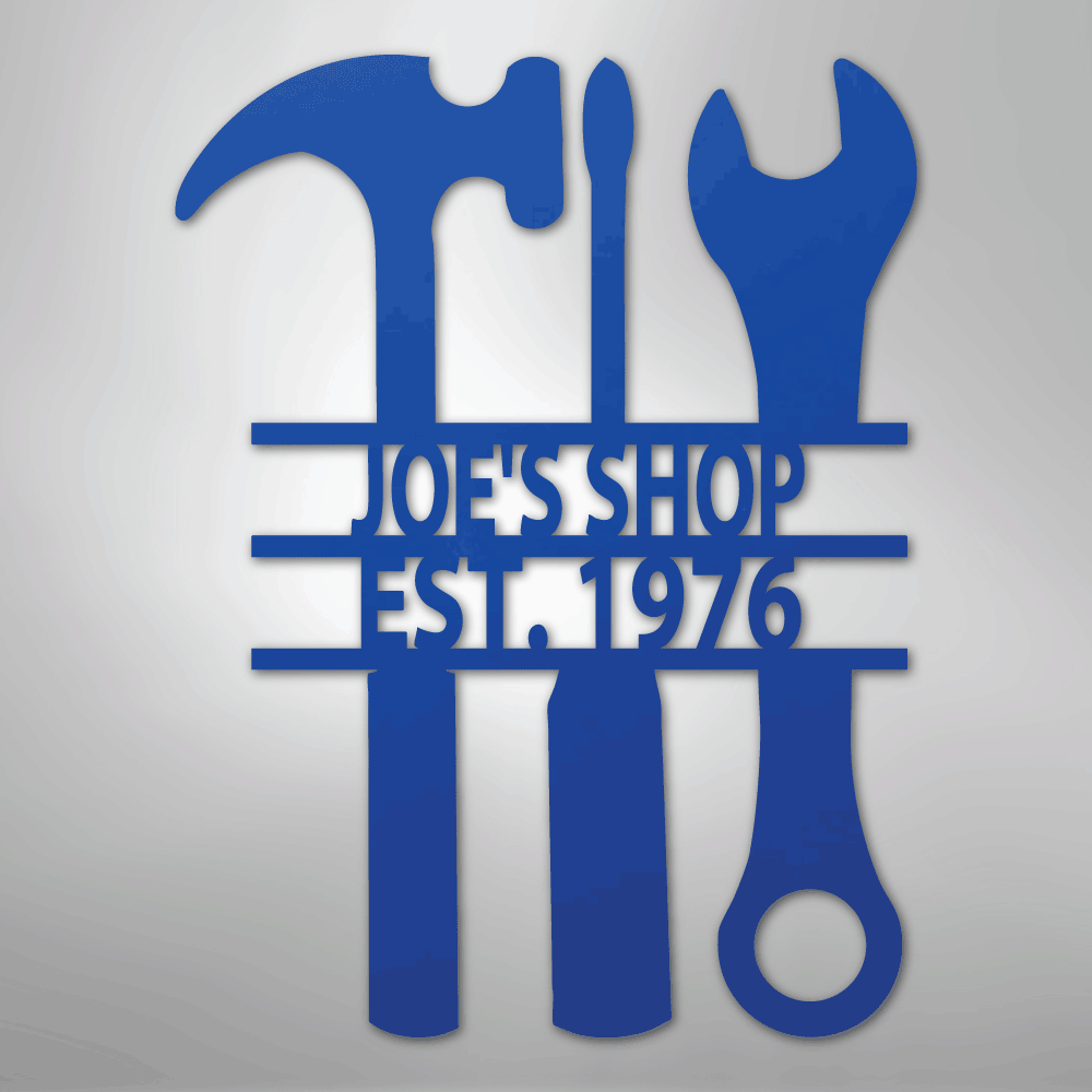 The Garage - Steel Sign