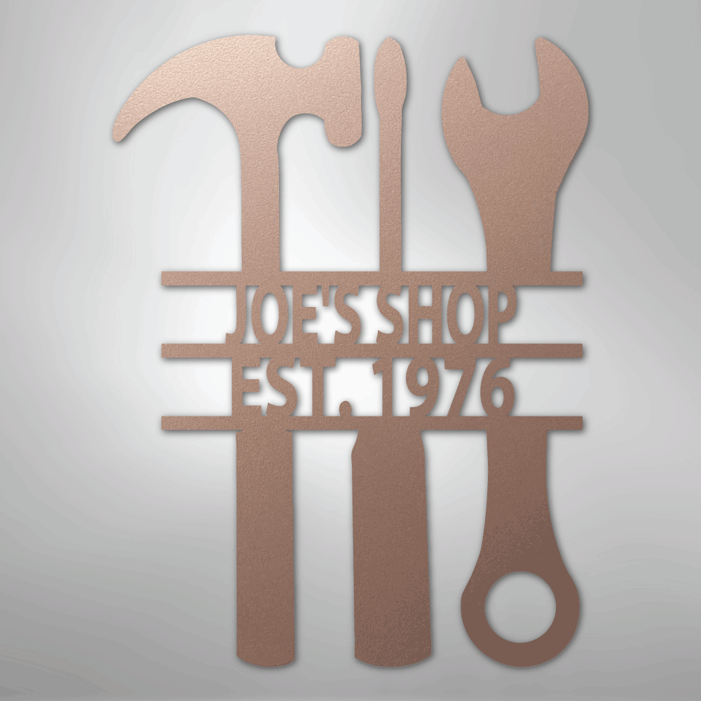 The Garage - Steel Sign
