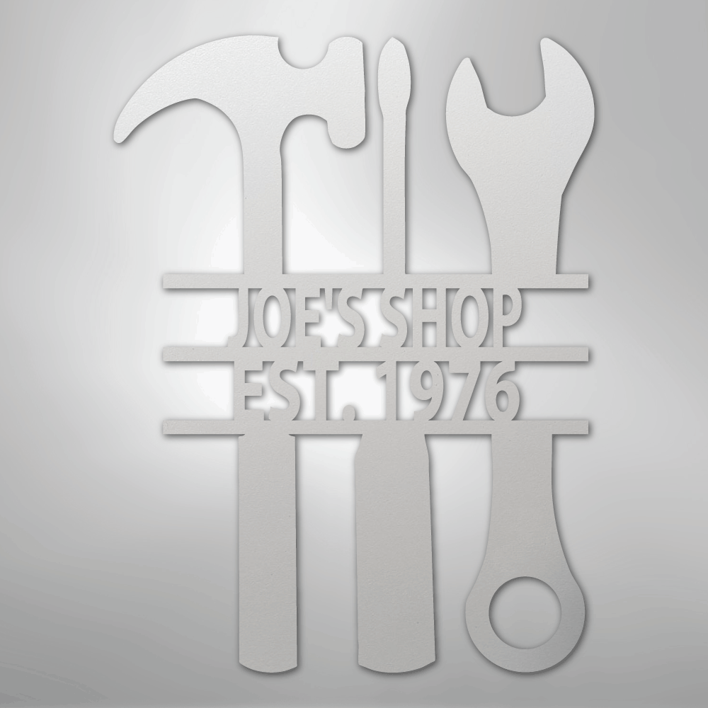 The Garage - Steel Sign