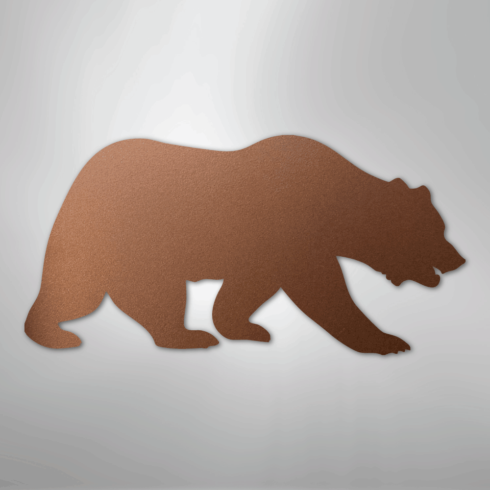 Grizzly Bear - Steel Sign