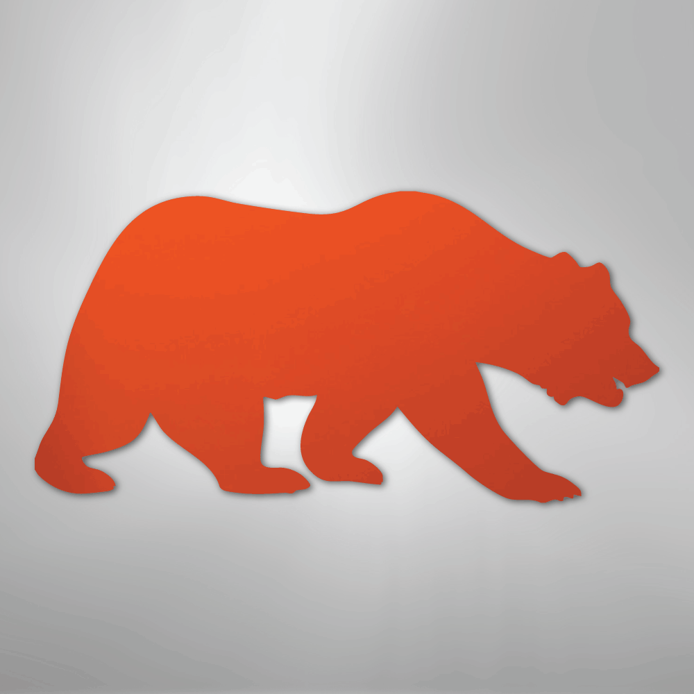 Grizzly Bear - Steel Sign