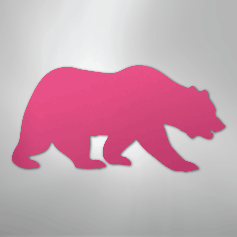 Grizzly Bear - Steel Sign