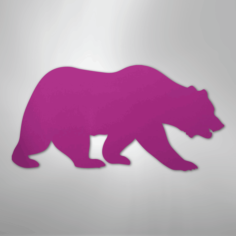 Grizzly Bear - Steel Sign