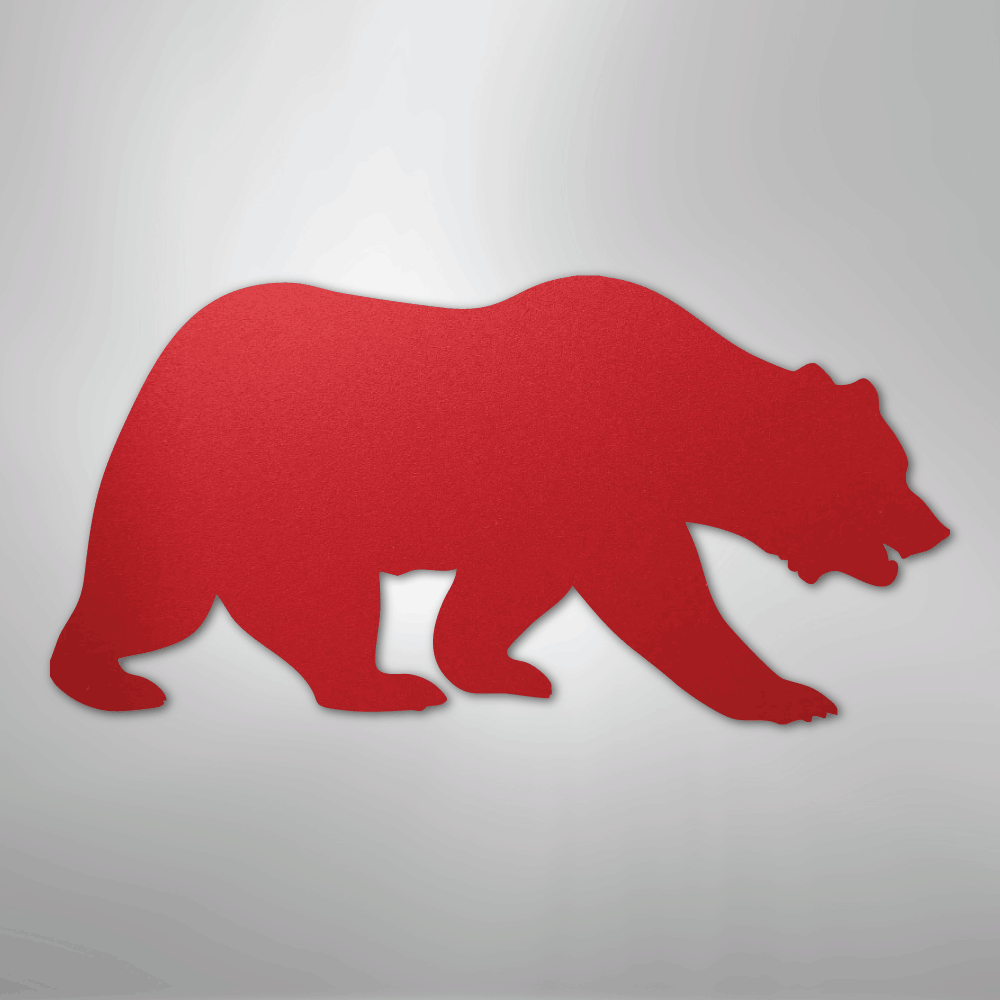 Grizzly Bear - Steel Sign