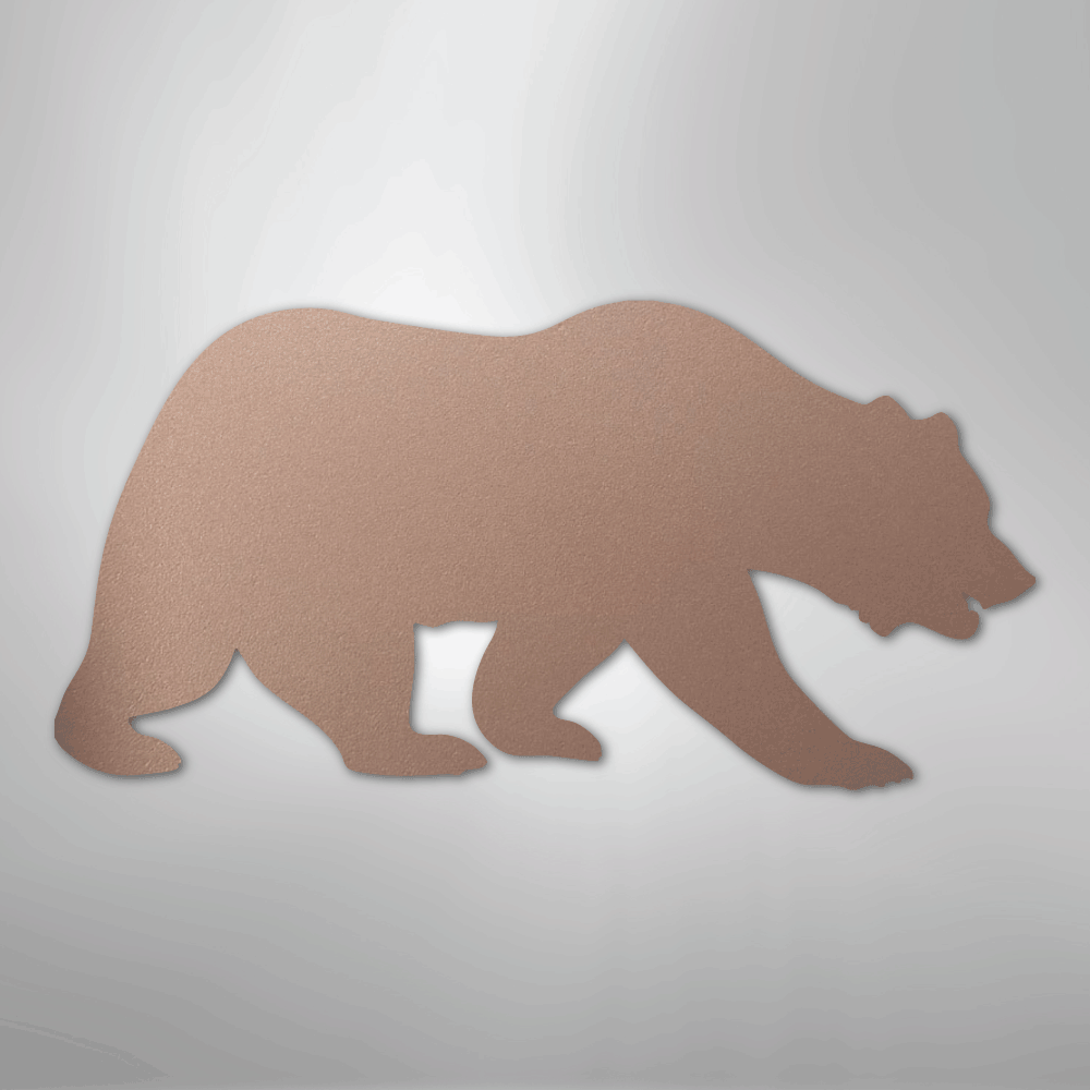 Grizzly Bear - Steel Sign