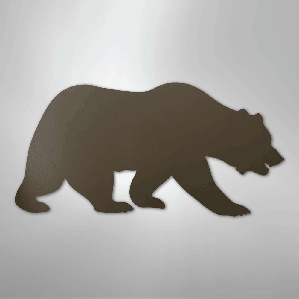 Grizzly Bear - Steel Sign