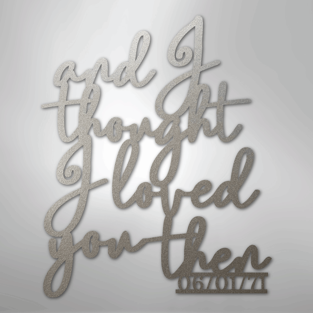 Ever Growing Love - Steel Sign