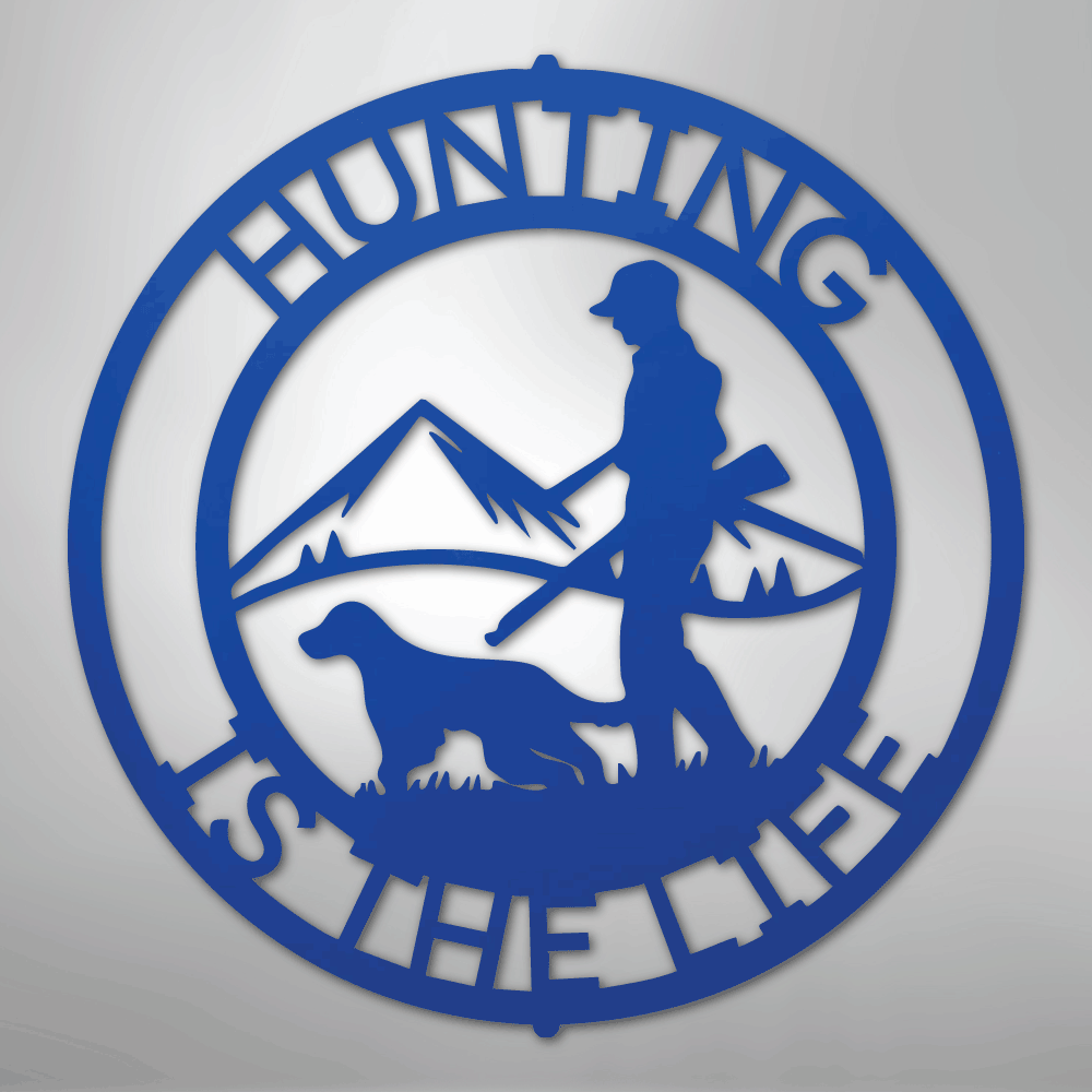 The Hunter Monogram - Steel sign