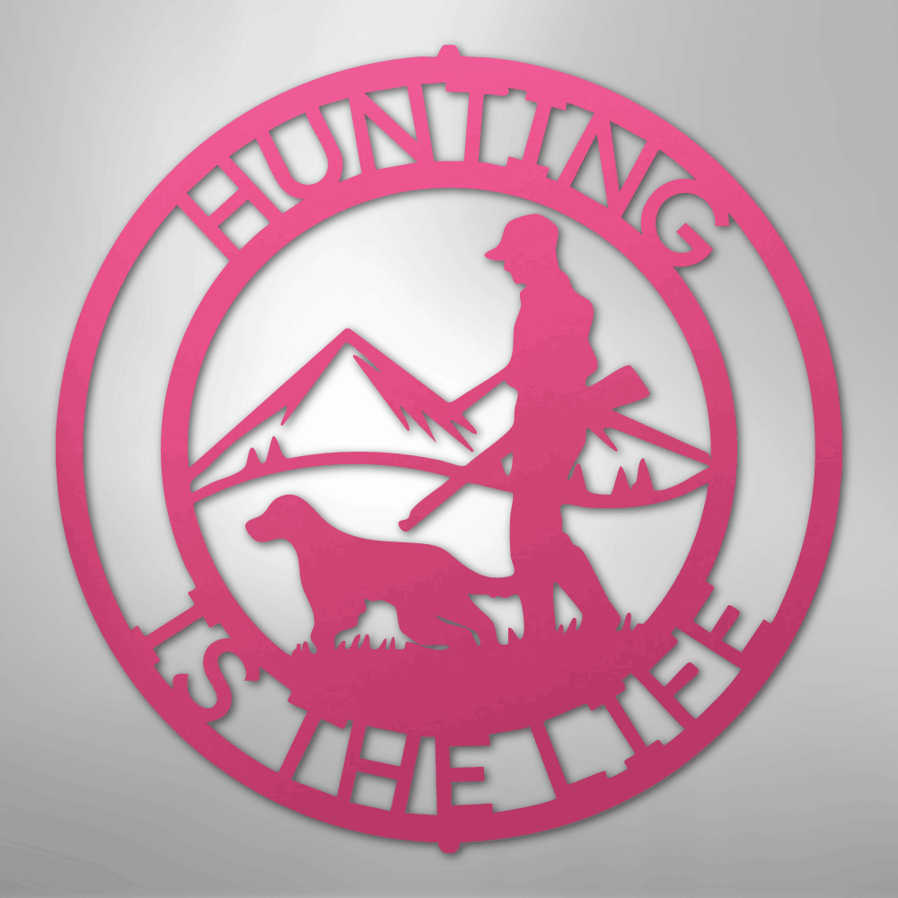 The Hunter Monogram - Steel sign