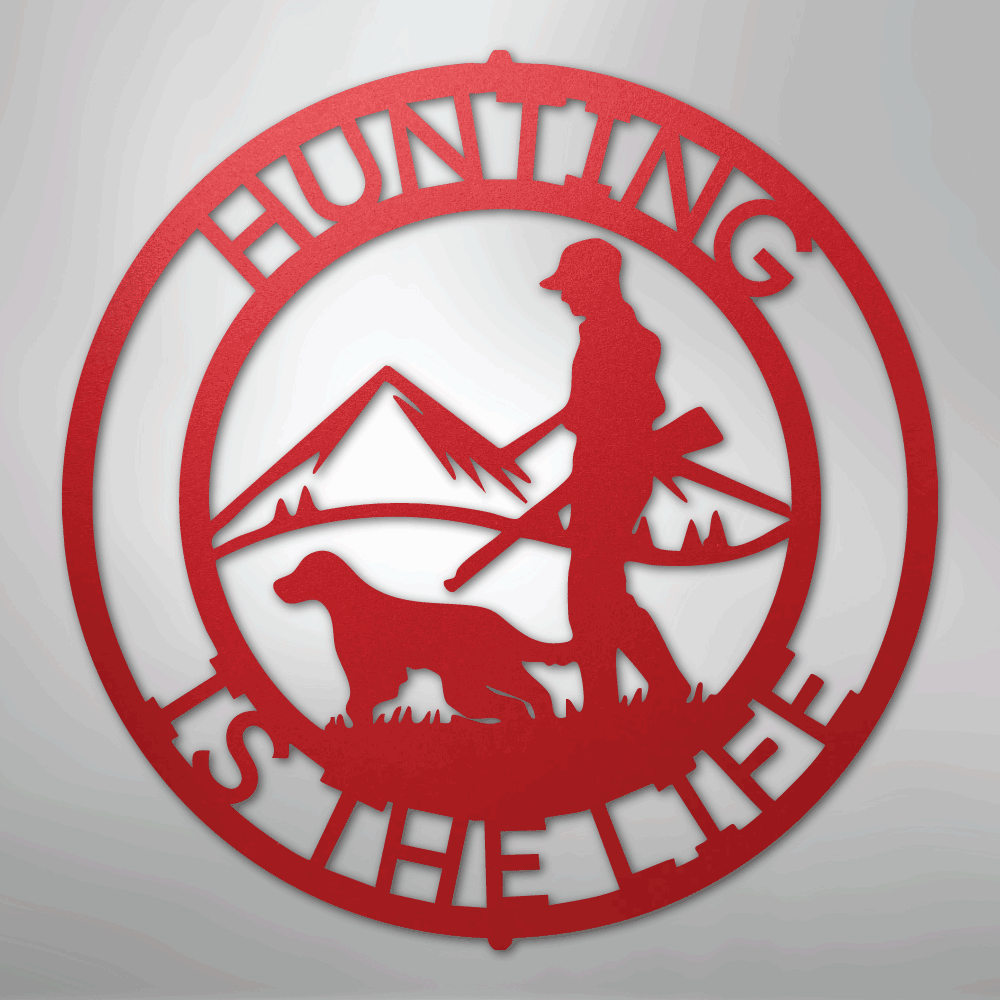 The Hunter Monogram - Steel sign